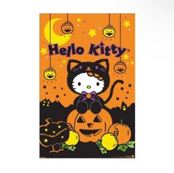 Hello Kitty Halloween Poster NEW!
