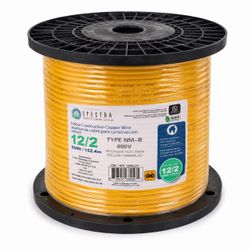 NEW Heavy-Duty Electrical SOLID Copper Wire Roll - Commercial Grade - 500 ft