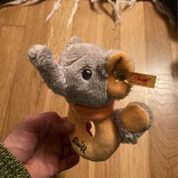 Steiff Elephant Rattle Soft Toy for Baby 