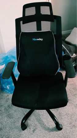 Office Back Support Chair with Pillow