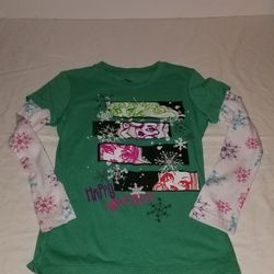 Girls Monster High Christmas Shirt - Size 6-6x