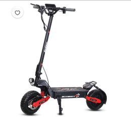 GT06 1200W Off-Road Electric Scooter, 32MPH Top Speed, 48V 23Ah Battery, Foldable EScooter for Adults, Black