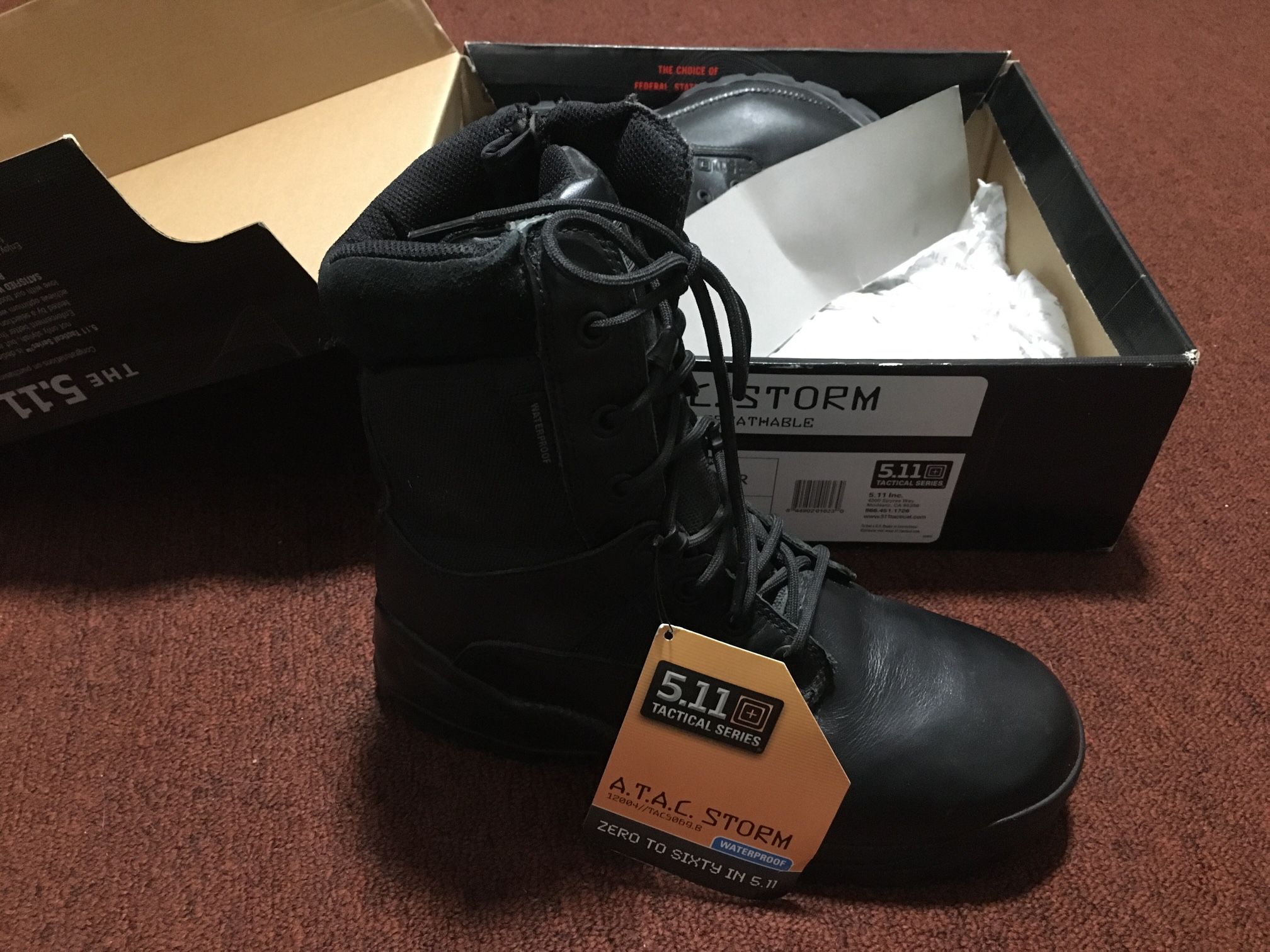 New 5.11  A.T.A.C.  Boots