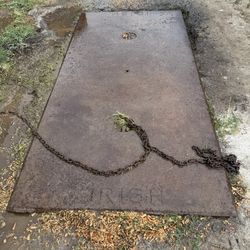 5’ X 10’ Steel Plate.  1” Thick