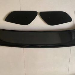 Black GT Style Bracket Spoiler Wing for BMW