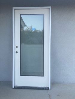 Glass door