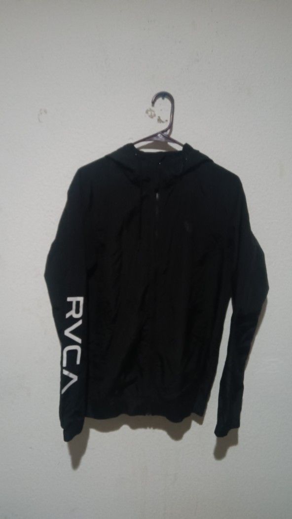 Rcva Windbreaker Jacket With Hoodie