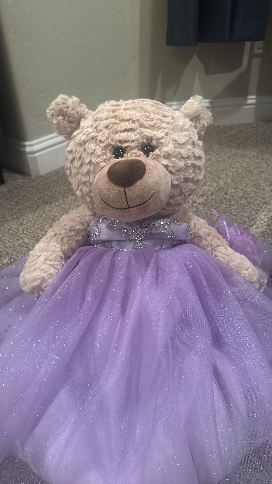 20" Quince Anos Quinceanera Last Doll Teddy Bear with Dress (Lavender)