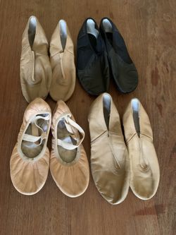 Girls - Various Size 5 thru 8 ballet/dance shoes