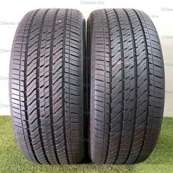 R747  275 50 22 111H  Bridgestone Alenza A/S 02 - 2 Used Tires 80% Life 