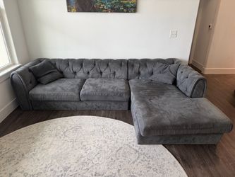 Amati Inc. Oversized Sectional Sofa with Chaise Lounge