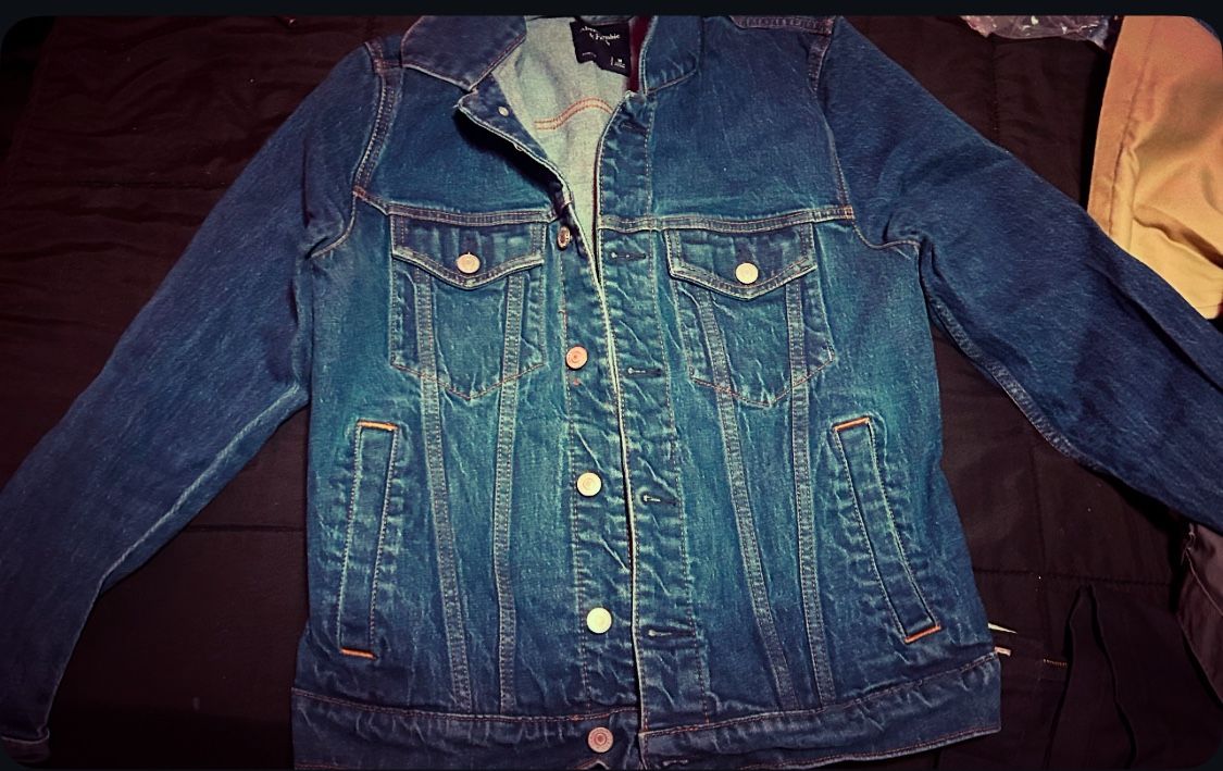 jean jacket abercrombie and fitch