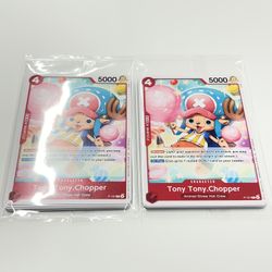 One Piece Promos (Gol D. Roger Promo P-107 Card English, Near Mint Condition) X2