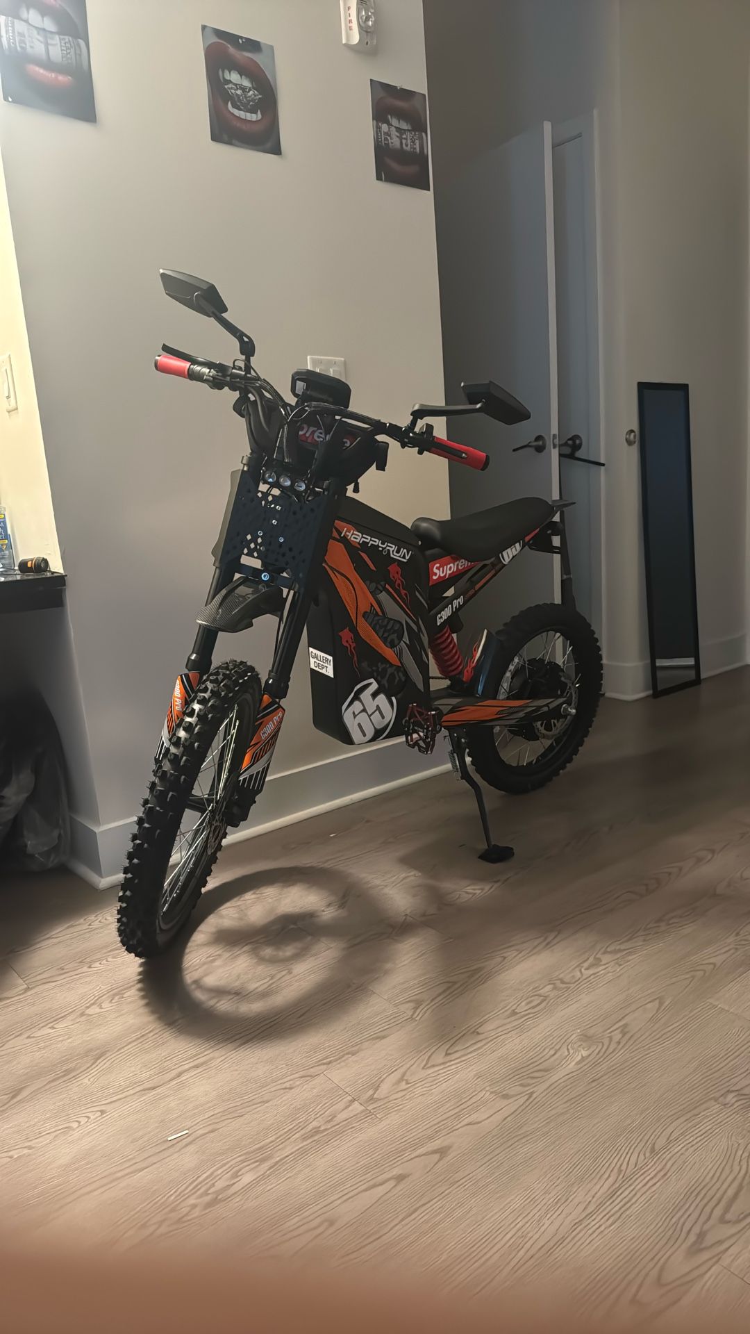 E Dirtbike/motorcycle/bicycle 72v 50mph