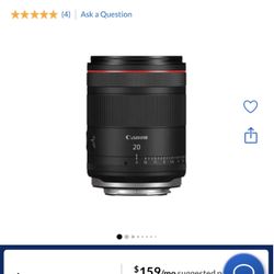 Canon RF 20mm f/1.4 L VCM Lens