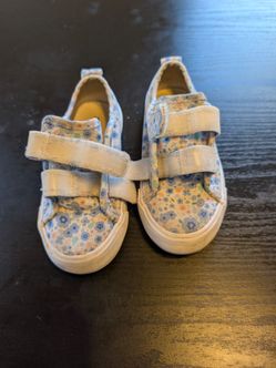 Canvas Sneakers with Velcro Straps