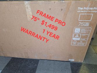 SAMSUNG 77"INCH QLED 4K THE FRAME TV LS03FW PRO.