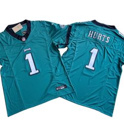 Hurts Nike Eagles Jersey Size Large 
