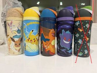 Pokemon x Owala 16 oz special edition water bottle Bundle