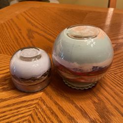 Southwest Sand Art Paperweights (3 1/2” Tall and 2” Tall)
