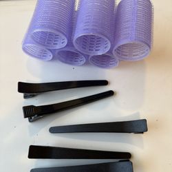 Hair Rolls W/ Clips