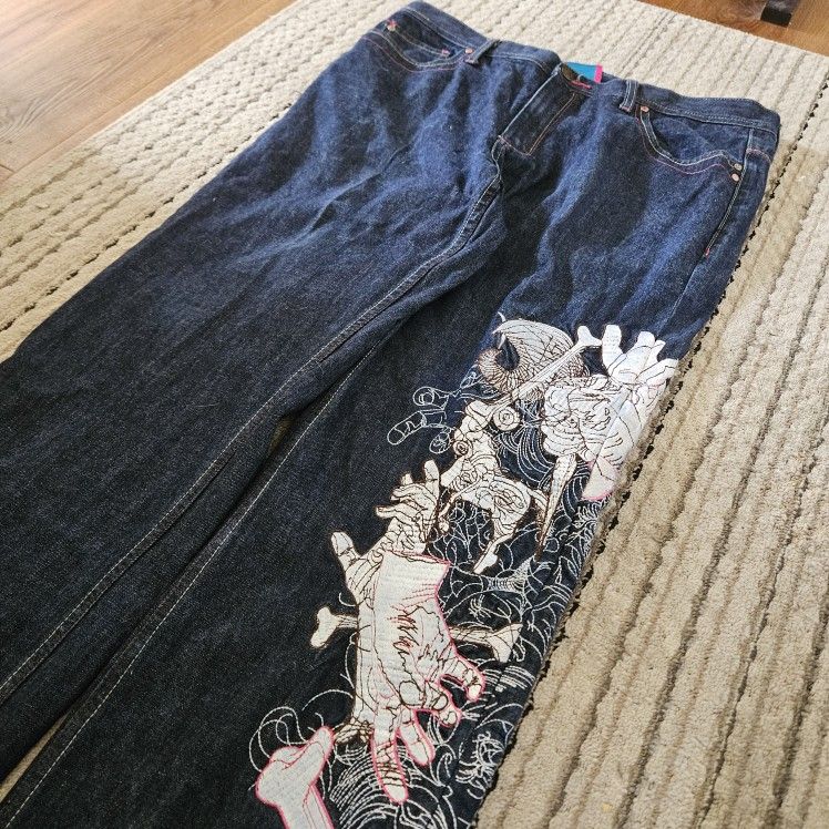 Y2k Class Player Jeans