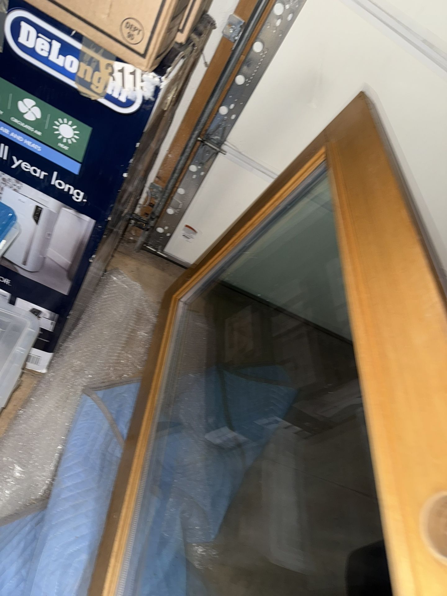 Multi Panel Glass Wooden 2 Sided Door - Heavily Discounted