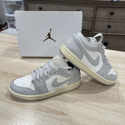 Nike Air Jordan 1 Low Shoes Coconut Milk Neutral Grey DC0774-101 WMNS  Size US 7/ EUR 38