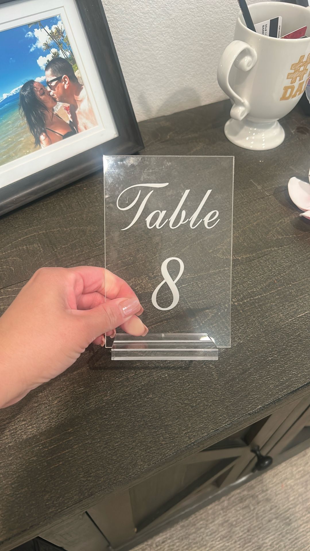 Table numbers 1-9