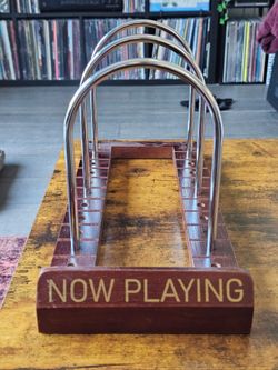 Now Playing Vinyl Record Stand