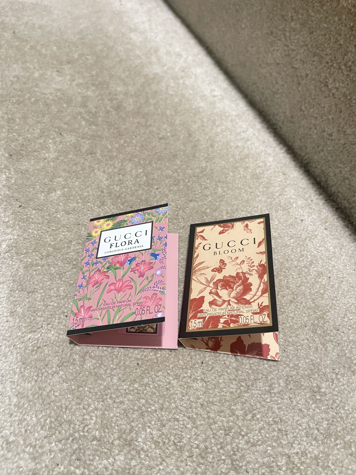 Gucci woman perfume sample set