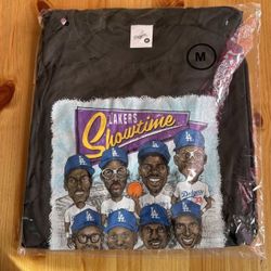 Los Angeles Dodgers Lakers Showtime Reunion T-shirt M size - Brand New