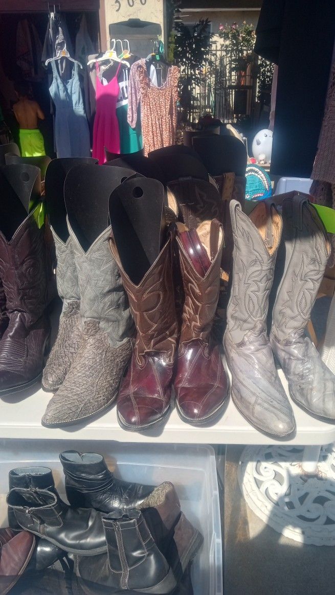 Alligator Crocodile Ostrich "BOOTS"