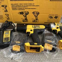 Dewalt 20v Max Cordless Drill / Impact Combo Kit 