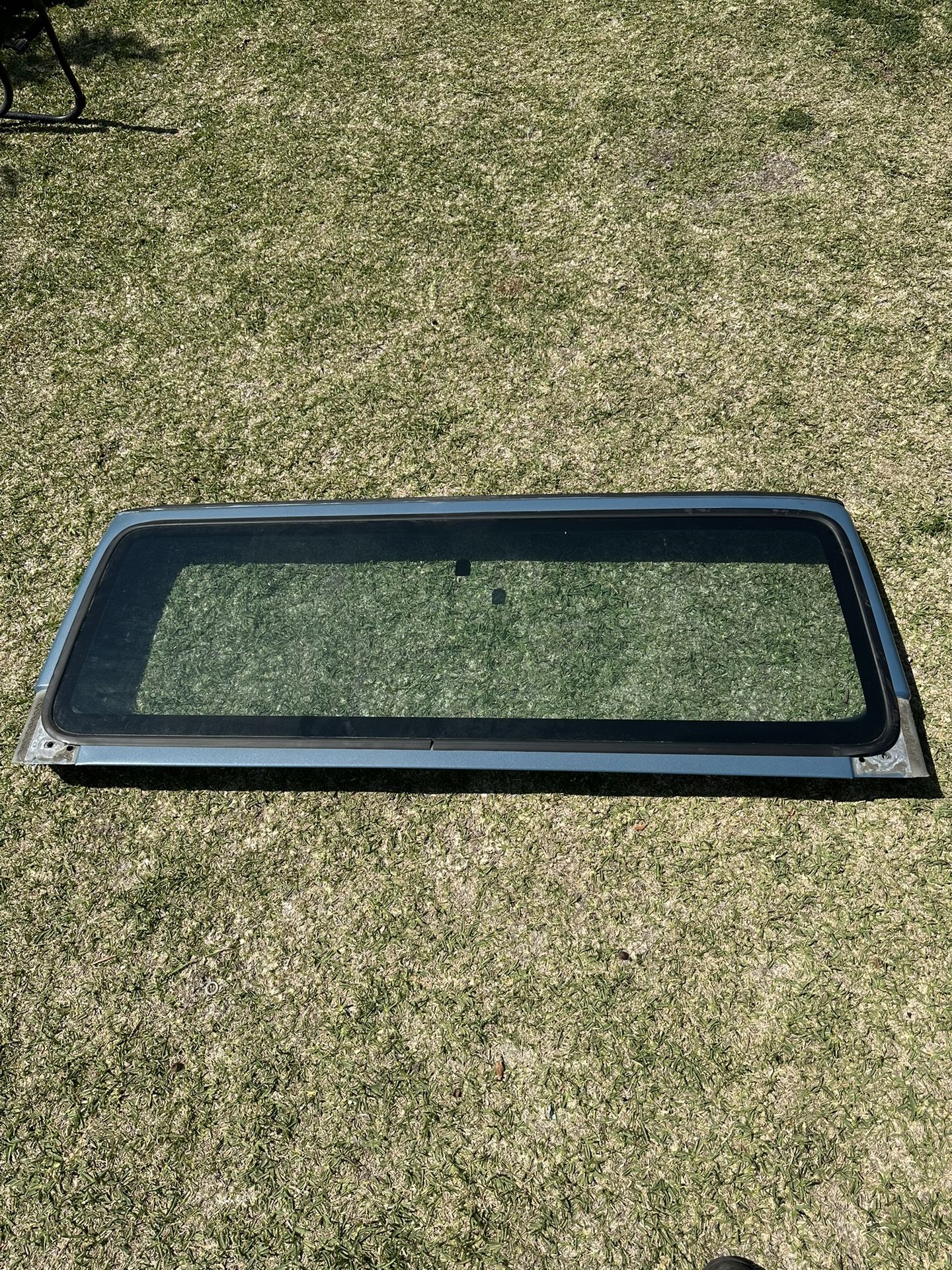 Jeep Wrangler TJ Windshield Frame With Glass Oem 1997 Through 2006 Blue