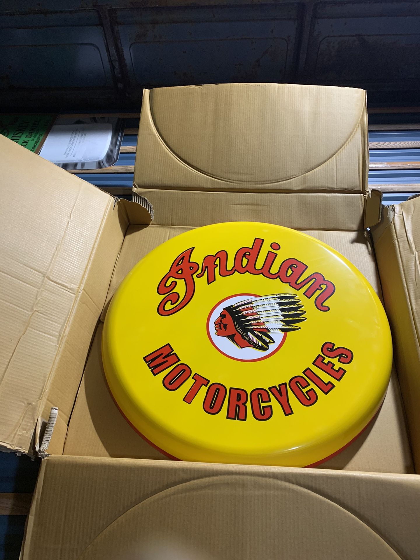 Indian motorcycle sign