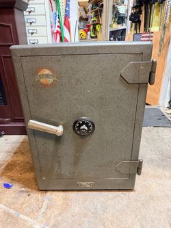 Vintage Floor Safe with Combination Lock
