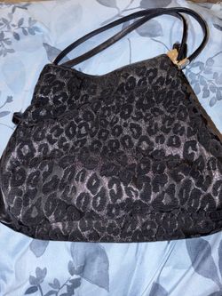 Vintage coach ocelot bag