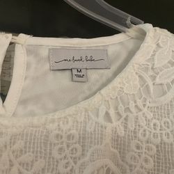 White Color Dress, Size M, “One Loved Babe”