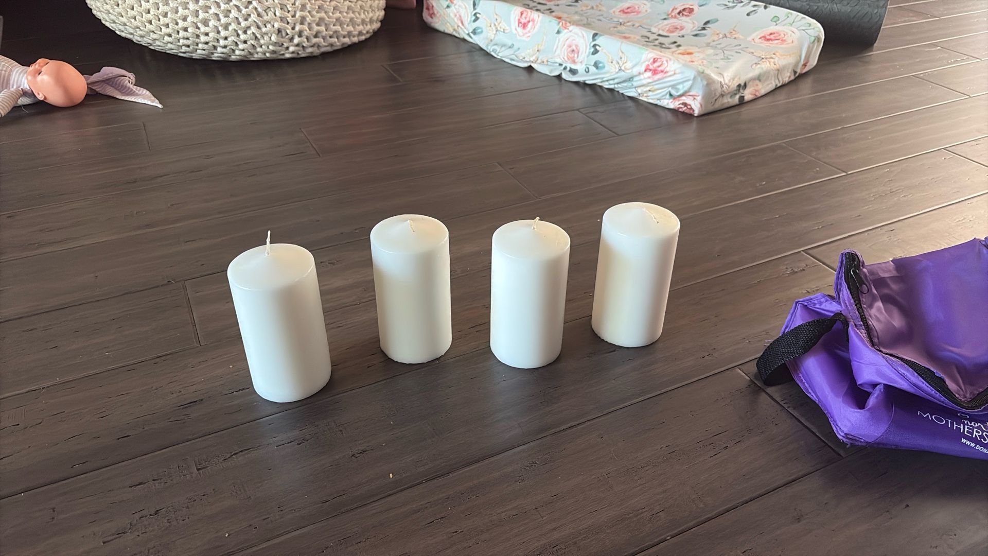 Pillar Candles Unused -Wedding 
