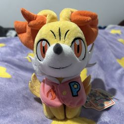 Pokemon Worlds 2025 Fennekin Plush 