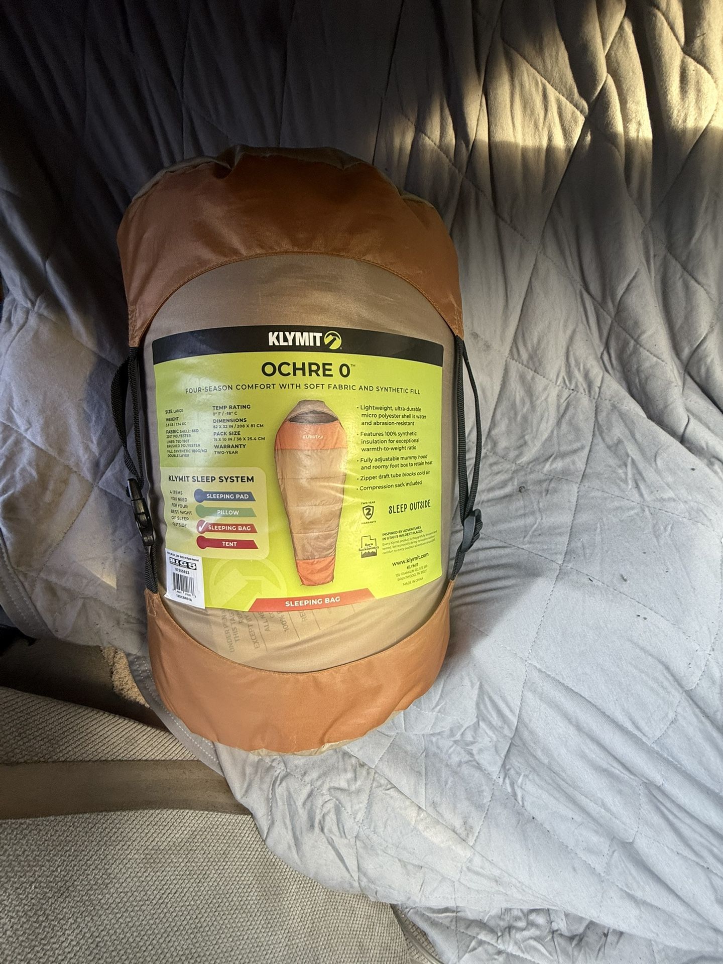 Klymit Ochre 0 Sleeping Bag