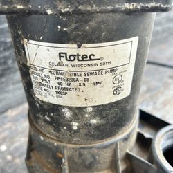 Flotec FPSE3200A-08 submersible sewage pump. 