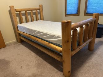 Twin Size Bed Mattress Included
