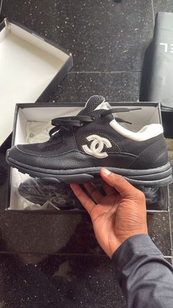 Chanel Black Runners