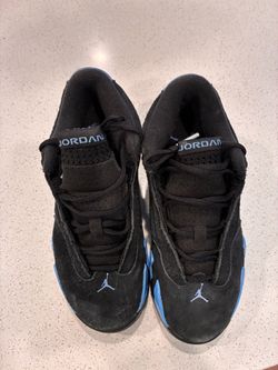 Air Jordan 14 Black University Blue Sneakers