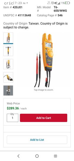 Fluke T6 600 Thumbnail