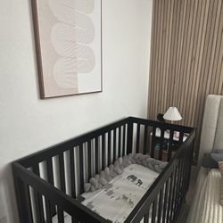 Cuna Como Nueva Con Colchón