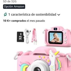 $15 NEW KID'S CAMERA WITH SD INCLUDED 