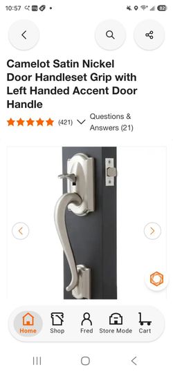 Schlege Camelot Entry Door Handle